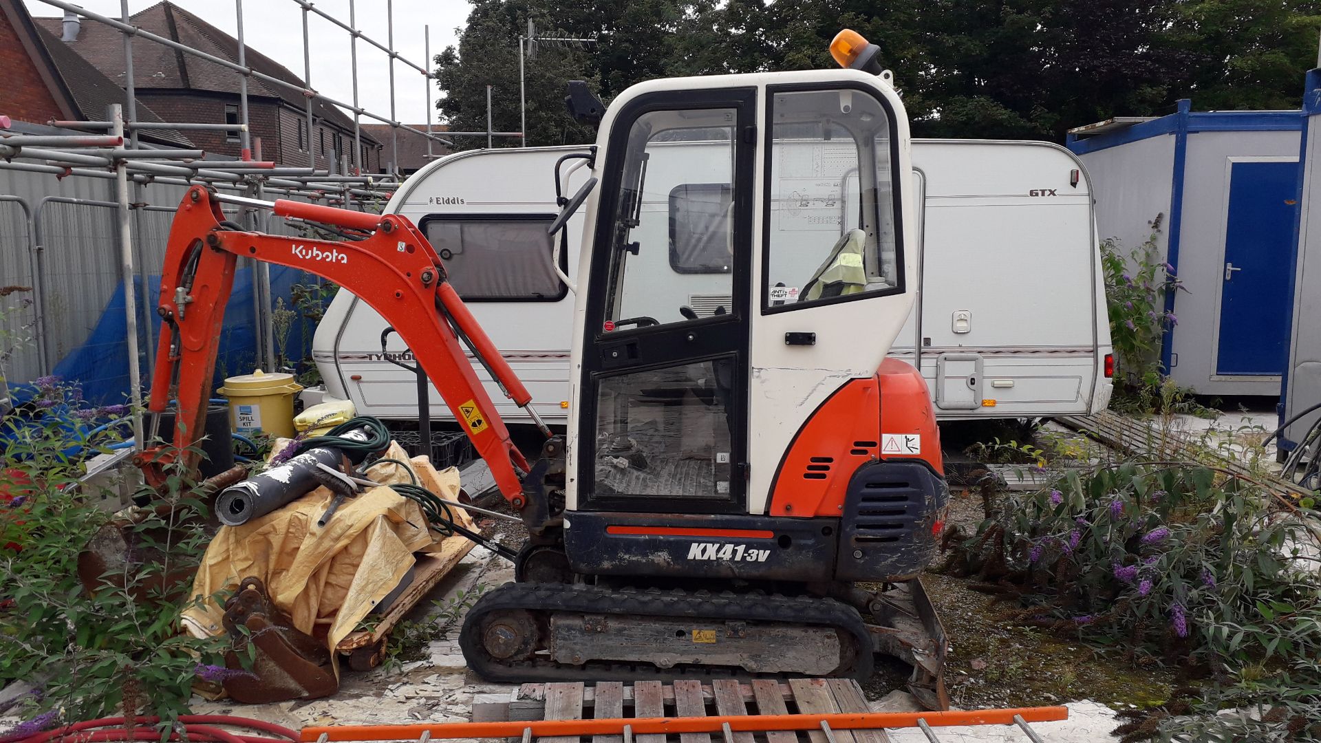 Kubota KX41-3V Mini Excavator, Model 801150, 821 H - Image 2 of 14