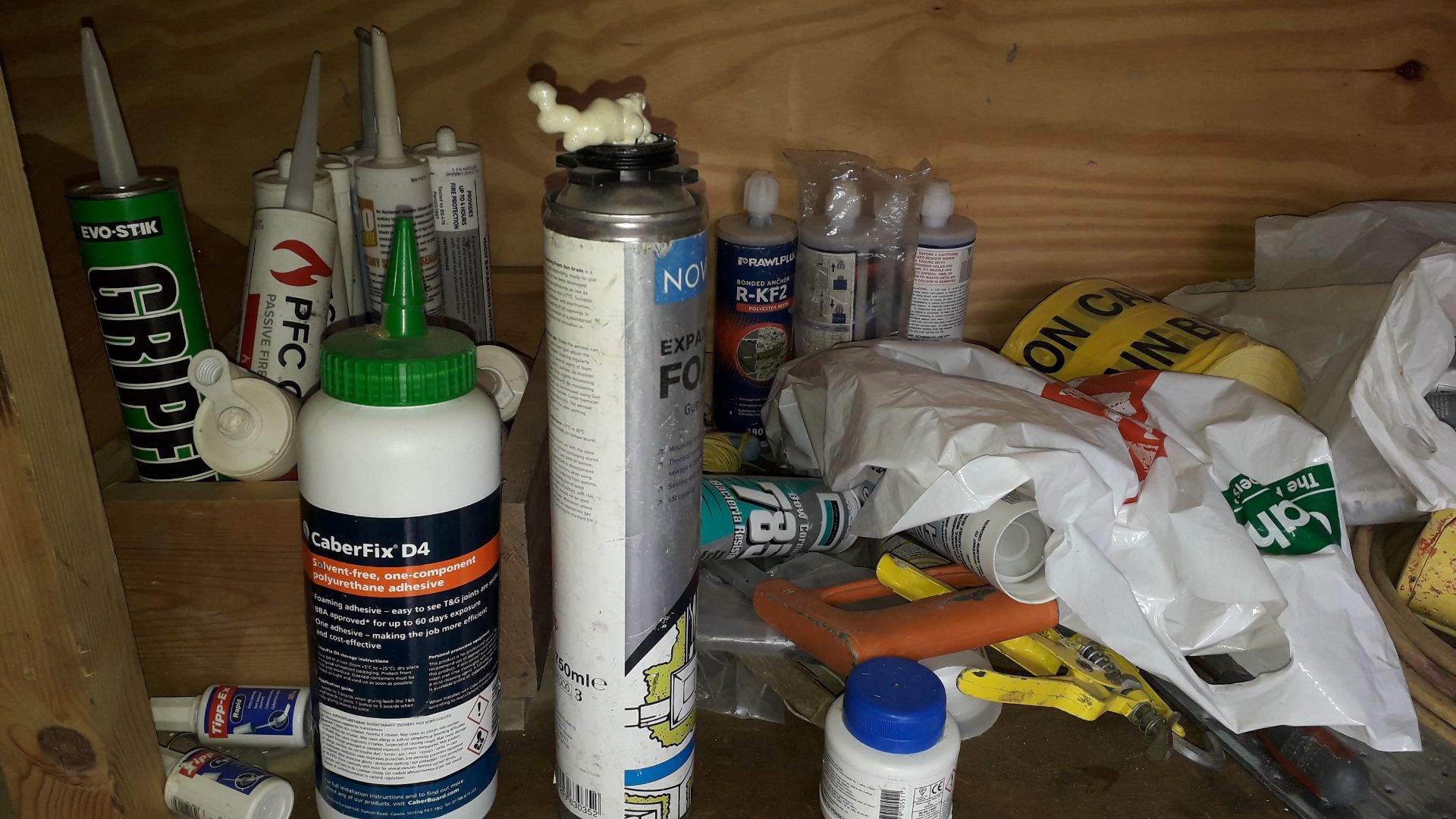 Small Quantity of Part Used Adhesives, Lubricants, - Image 3 of 3