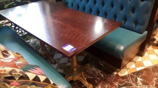 Wooden Table Twin Pedestal, 70 x 140cm, Located at First Floor, The Bentall Centre, Wood Street,