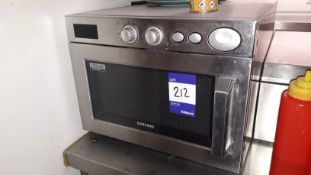Samsung CM1919 Stainless Steel 1850w Commercial Microwave, Located at First Floor, The Bentall