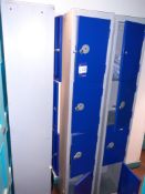 Six Steel Personal Lockers, Located at 14 Leicester Square, London WC2H 7NG