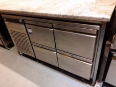 Foster Eco Pro G2 Stainless Steel 4 Drawer Undercounter Refrigerator, Located at 14 Leicester