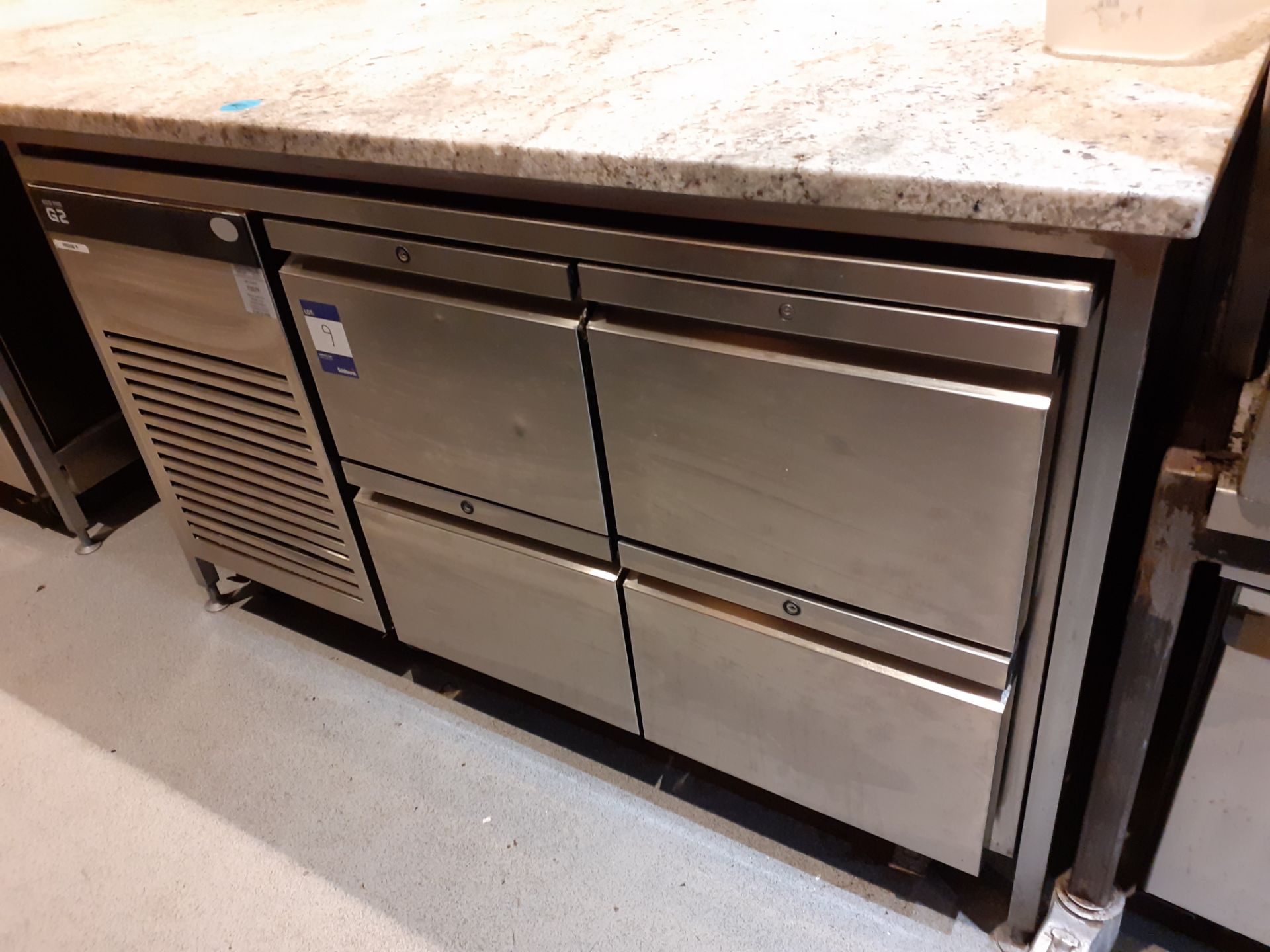 Foster Eco Pro G2 Stainless Steel 4 Drawer Undercounter Refrigerator, Located at 14 Leicester