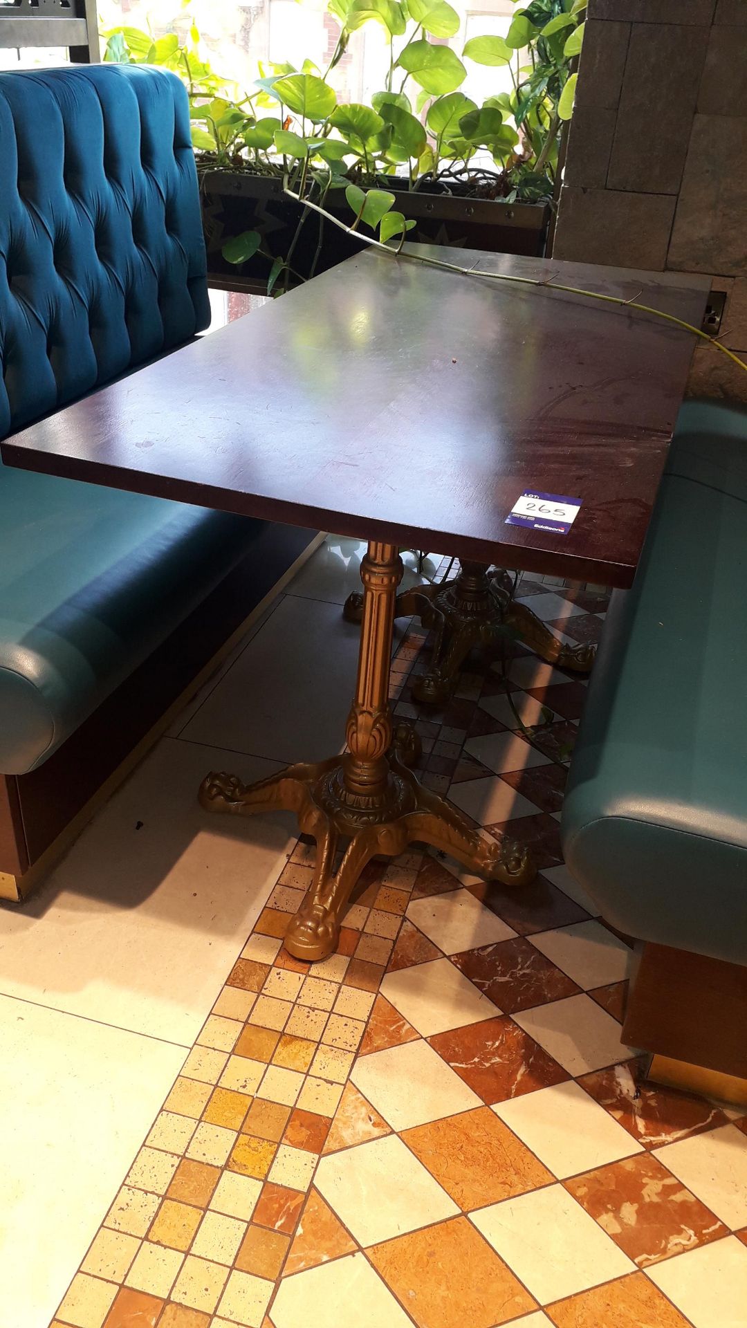 Wooden Table, Twin Pedestal, 70 x 140cm, Located at First Floor, The Bentall Centre, Wood Street, - Image 2 of 2