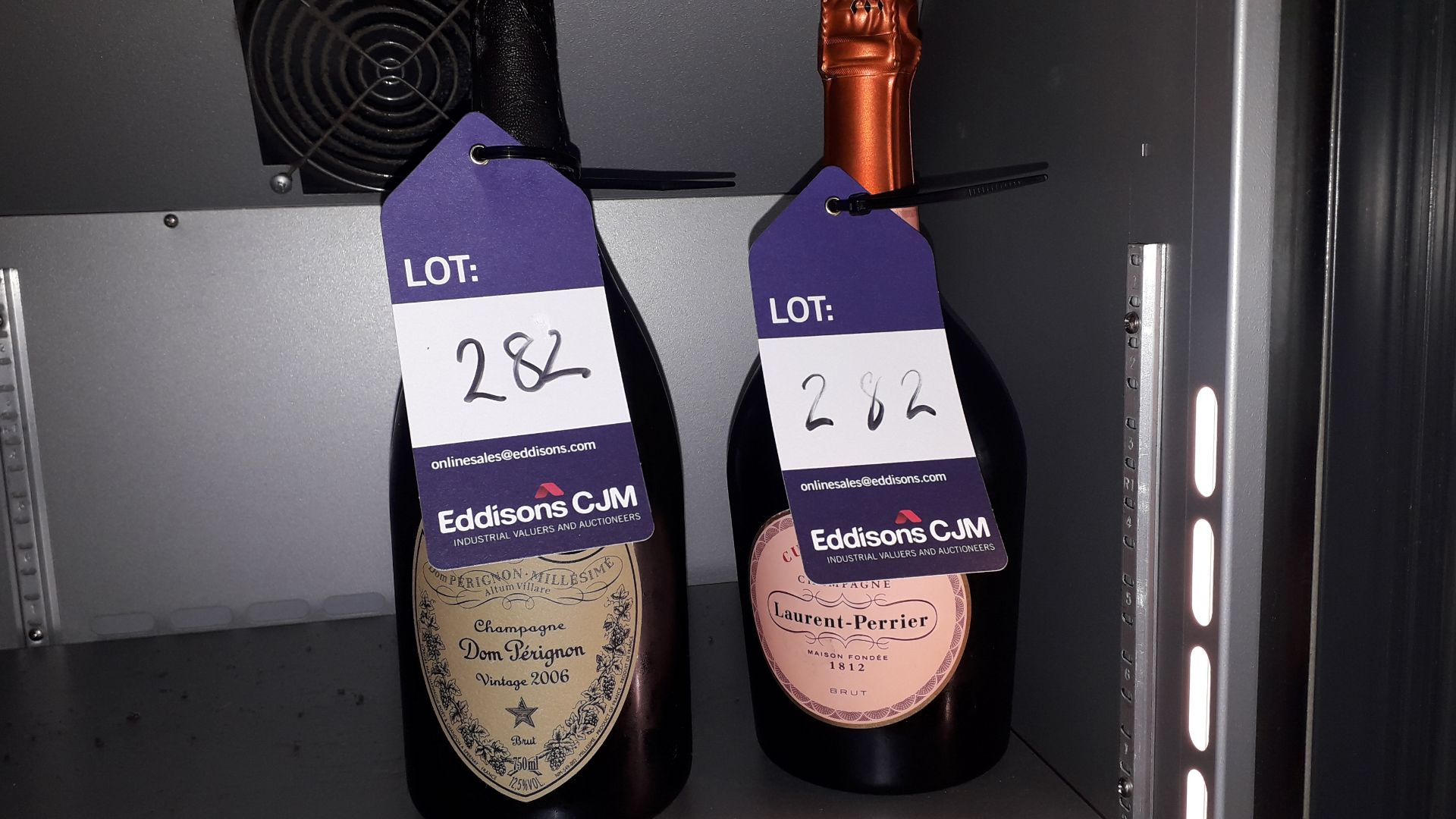 1 x Laurent Perrier Rose Champagne & 1 x Dom Perignon 200