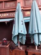 Uhlmann 4m x 4m Wind Up Giant Umbrella & Fitted Lights & Heaters, Located at 14 Leicester Square,