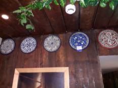 30 Various Middle Eastern Ceramic Platters, Located at 14 Leicester Square, London WC2H 7NG