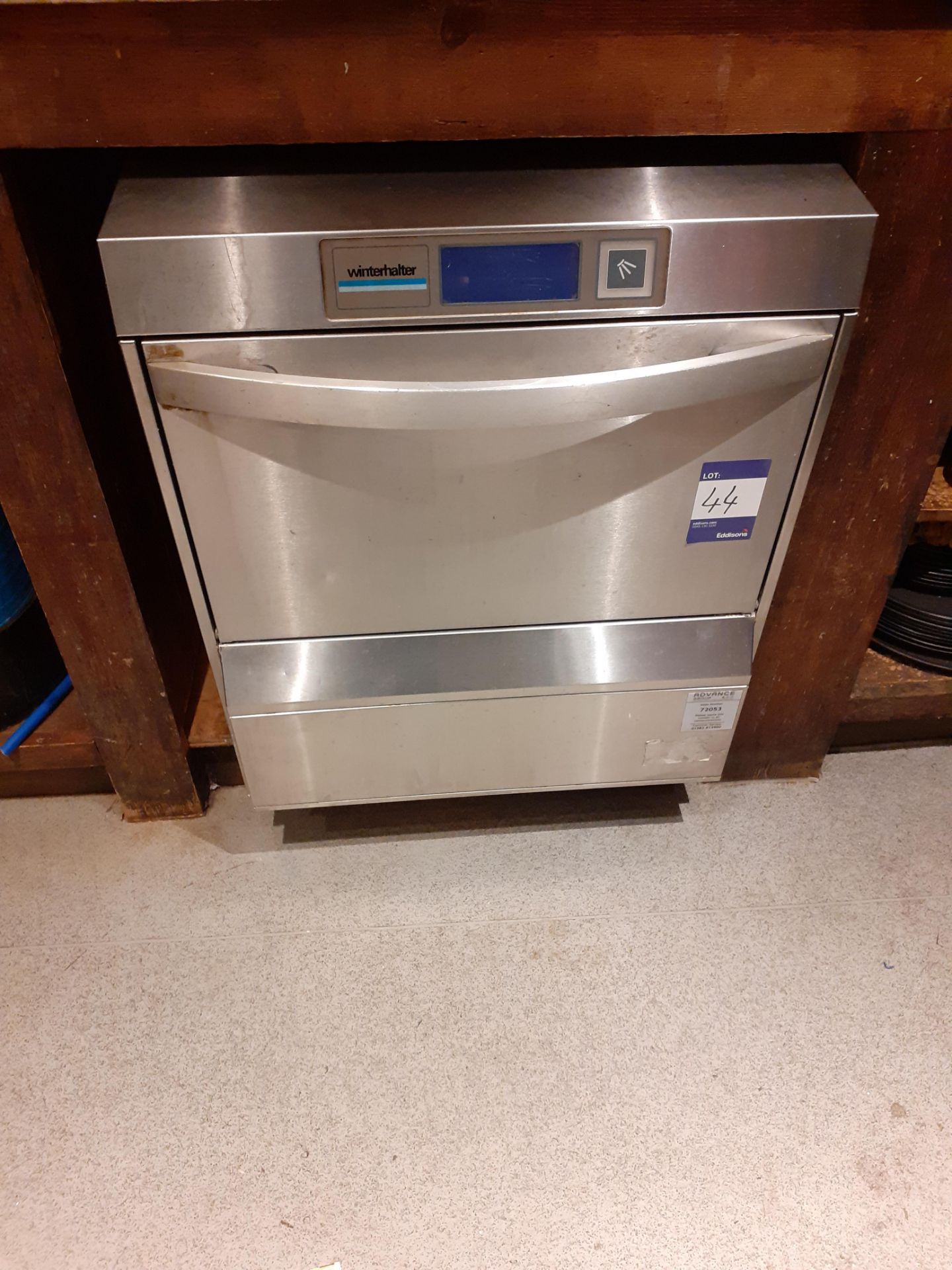 Winterhalter Stainless Steel Glass Washer, Located at 14 Leicester Square, London WC2H 7NG