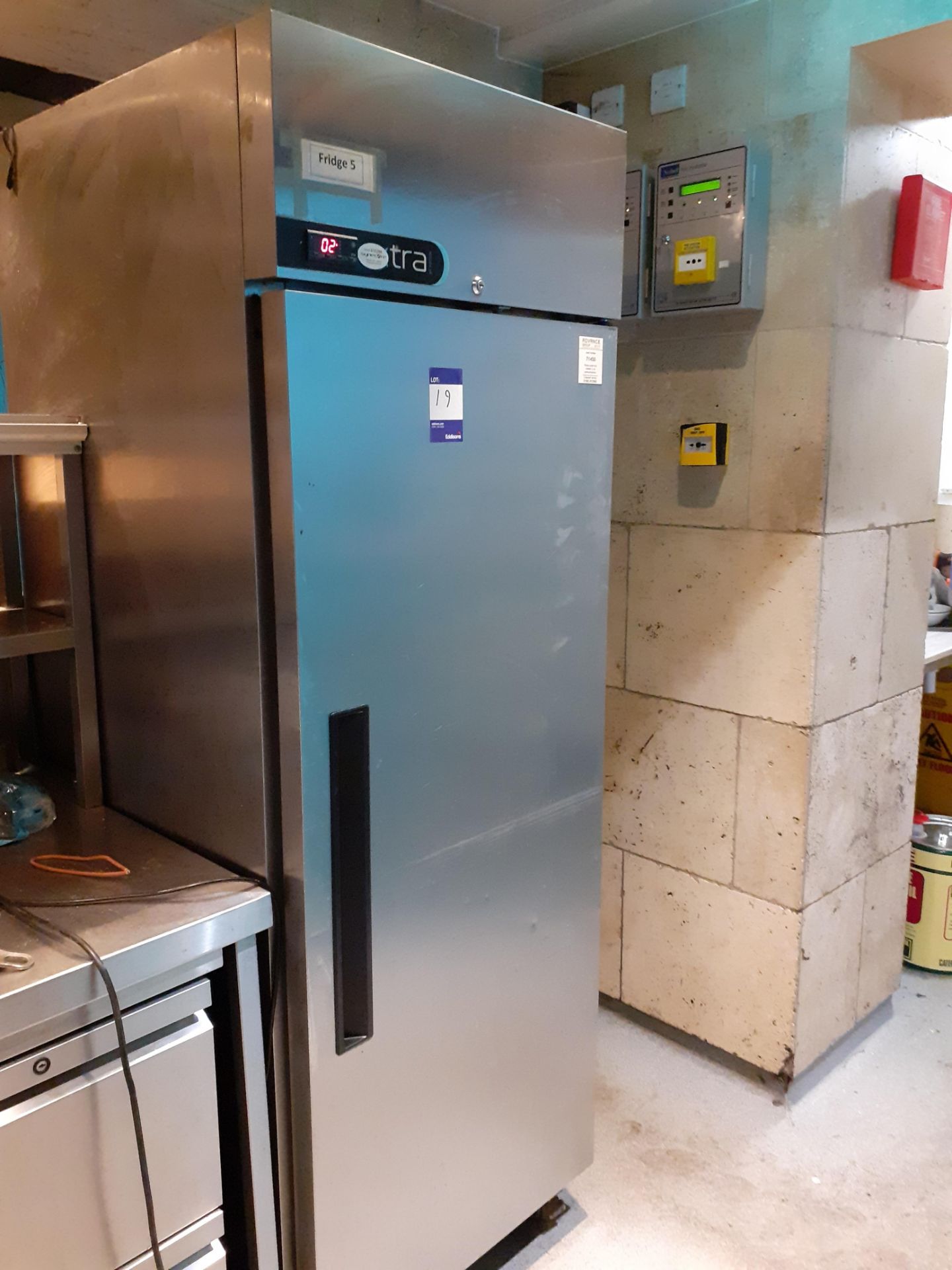 Foster Extra XR600H Stainless Steel Upright Refrigerator (2017), Located at 14 Leicester Square,