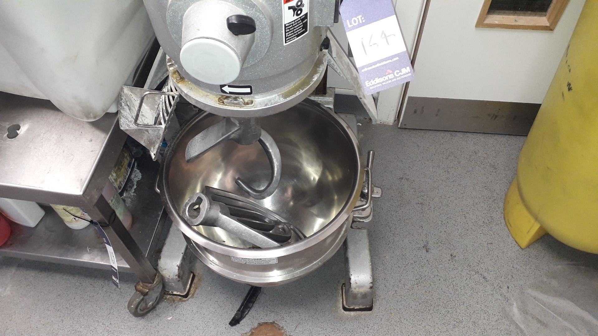 Metcalfe Stainless Steel 30Ltr Heavy Duty Spiral Dough Mixer Serial Number SP30HI/160887/GS 415v, - Image 3 of 6