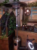 Glow Warm Stainless Steel LPG Patio Heater, Located at 14 Leicester Square, London WC2H 7NG