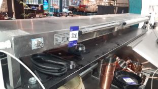 Fridge Catering Fabrications Stainless Steel Heated Gantry 2100 x 300 Serial Number 18008 240v,