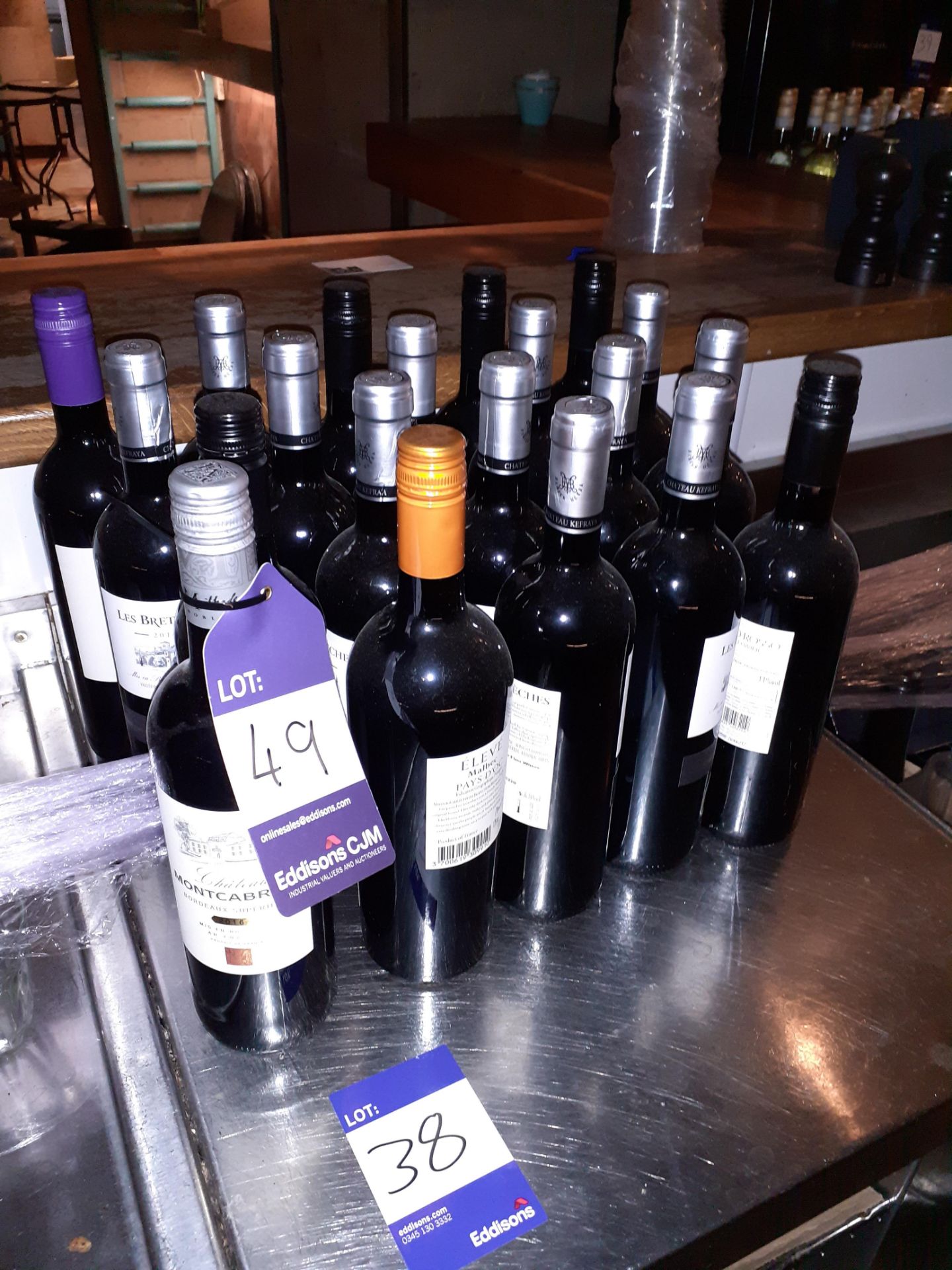 20 Bottles of Various Red Wine, Located at 14 Leicester Square, London WC2H 7NG