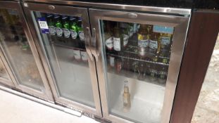 Polar GL08-04 Stainless Steel Back Bar Cooler with Hinged Doors Serial Number CK170700892 with