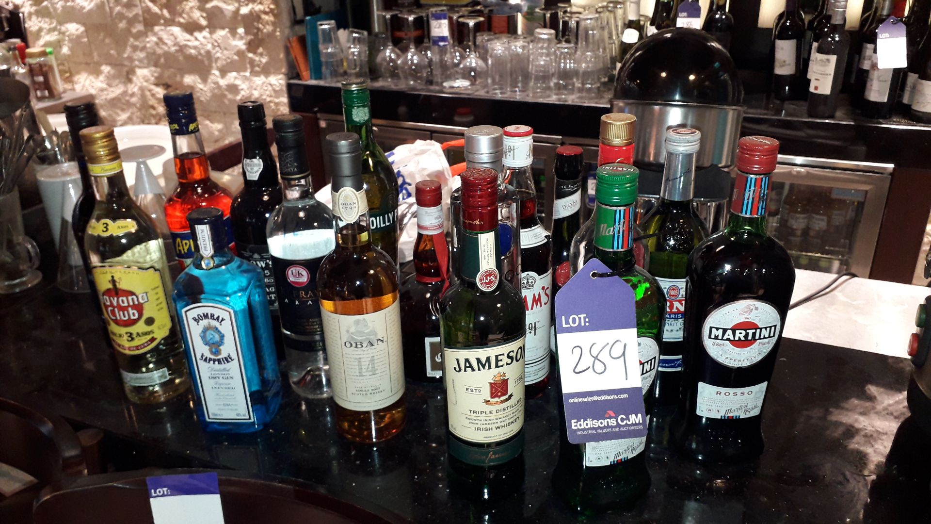 Selection of Spirits to include Unopened Bottles of: Martini Rosso, Pernod, Benedictine, Stolichnaga