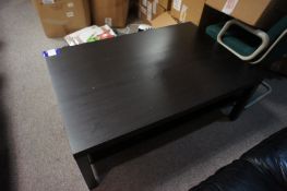Ikea low level coffee table, to mezzanine office