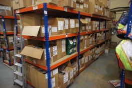 4 x Bays of Rapid Racking UA84 boltless shelving *Delayed collection, arrangements to be made with