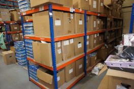 4 x Bays of Rapid Racking UA84 boltless shelving *Delayed collection, arrangements to be made with