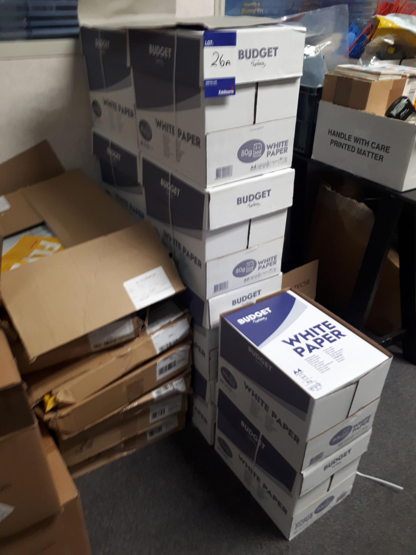 10 x Boxes of Lyreco Budget A4 white paper - Image 2 of 2