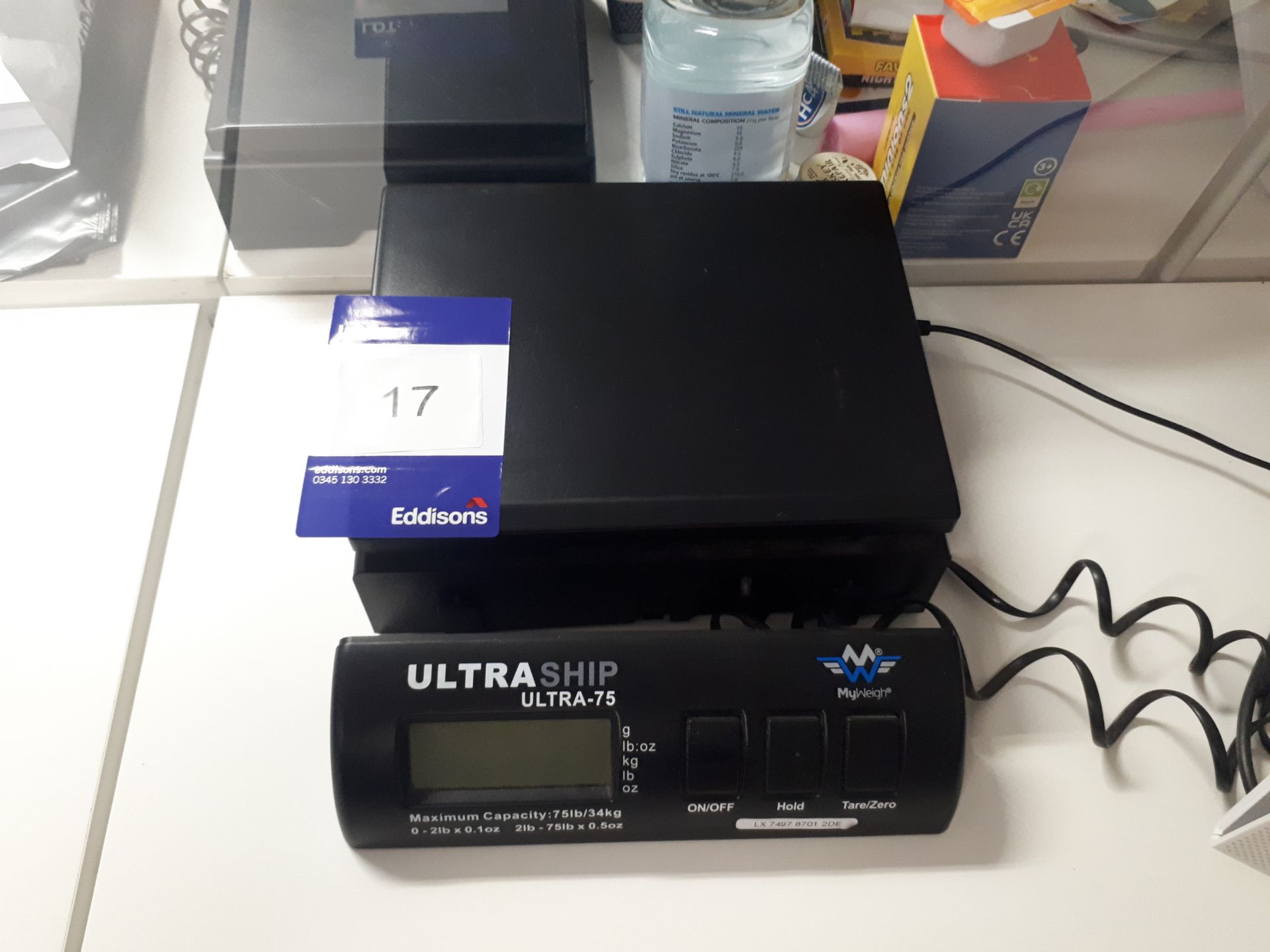 UltraShip Ultra-75 weighing scales, 34KG capacity