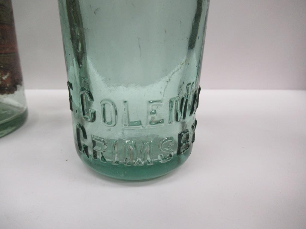 7x Grimsby Wellow Brewery (5) and F.Coleman (2) bottles (2x coloured and 2x matching stoppers) - Image 6 of 31