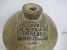 W.J.Hardy Brewery Crowland 2 Gall Flagon
