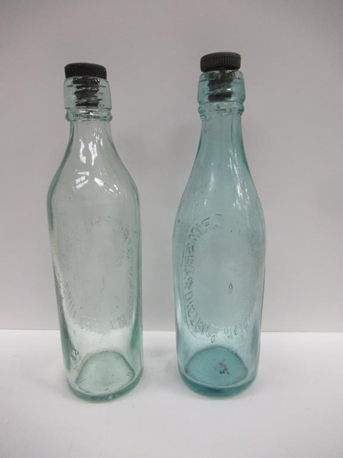 2x Grimsby & District Mineral Water Co. Ltd bottles- one coloured - Image 3 of 10