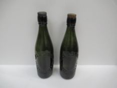 2x Hull and Grimsby Mineral Water Co. coloured bottles