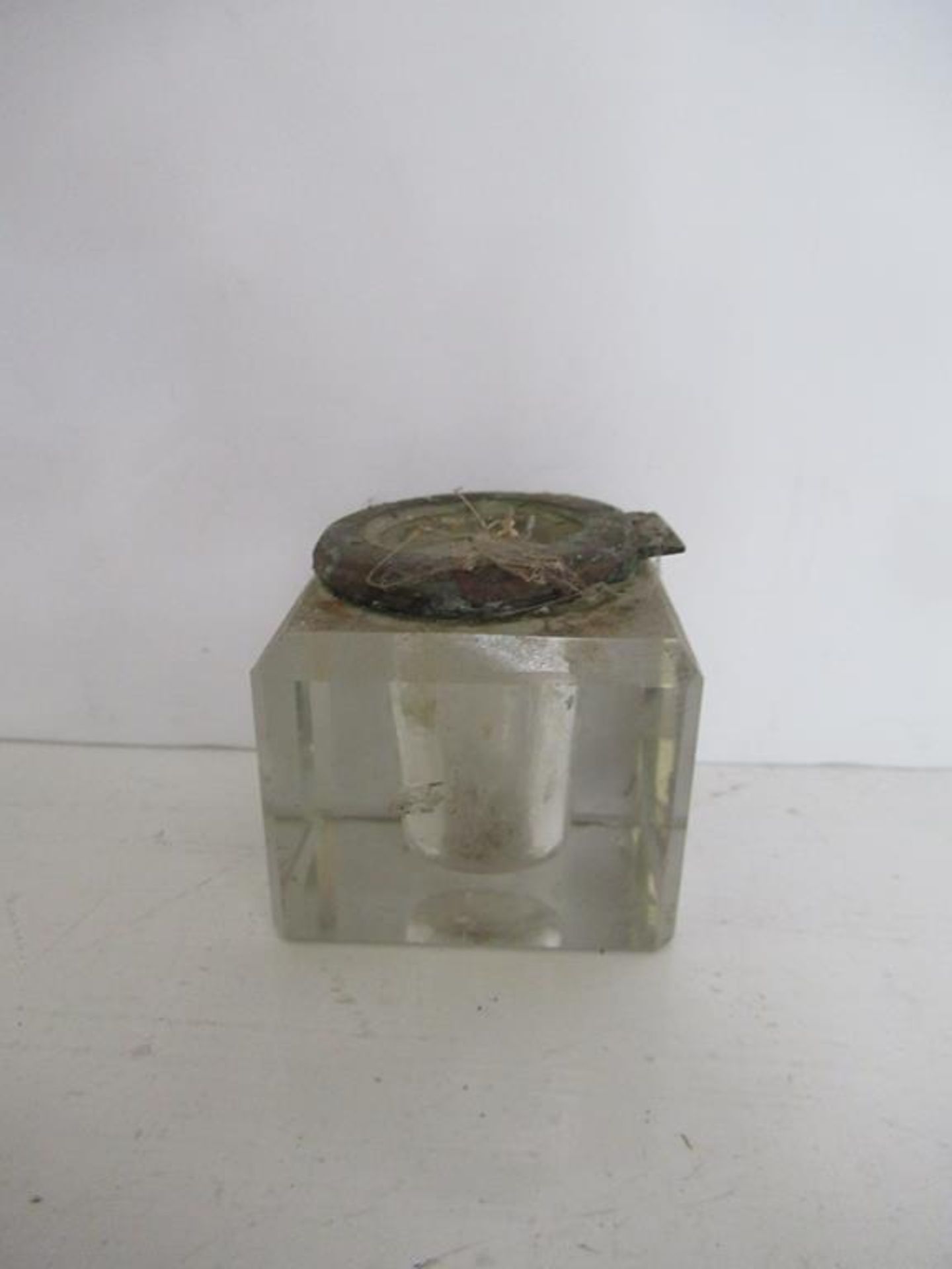 Qty of assorted Glass Inkwells - Image 17 of 36