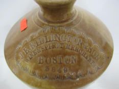 J.E.Ridlington & Son Wine and Spirit Merchants Boston 3849 "Flagon"