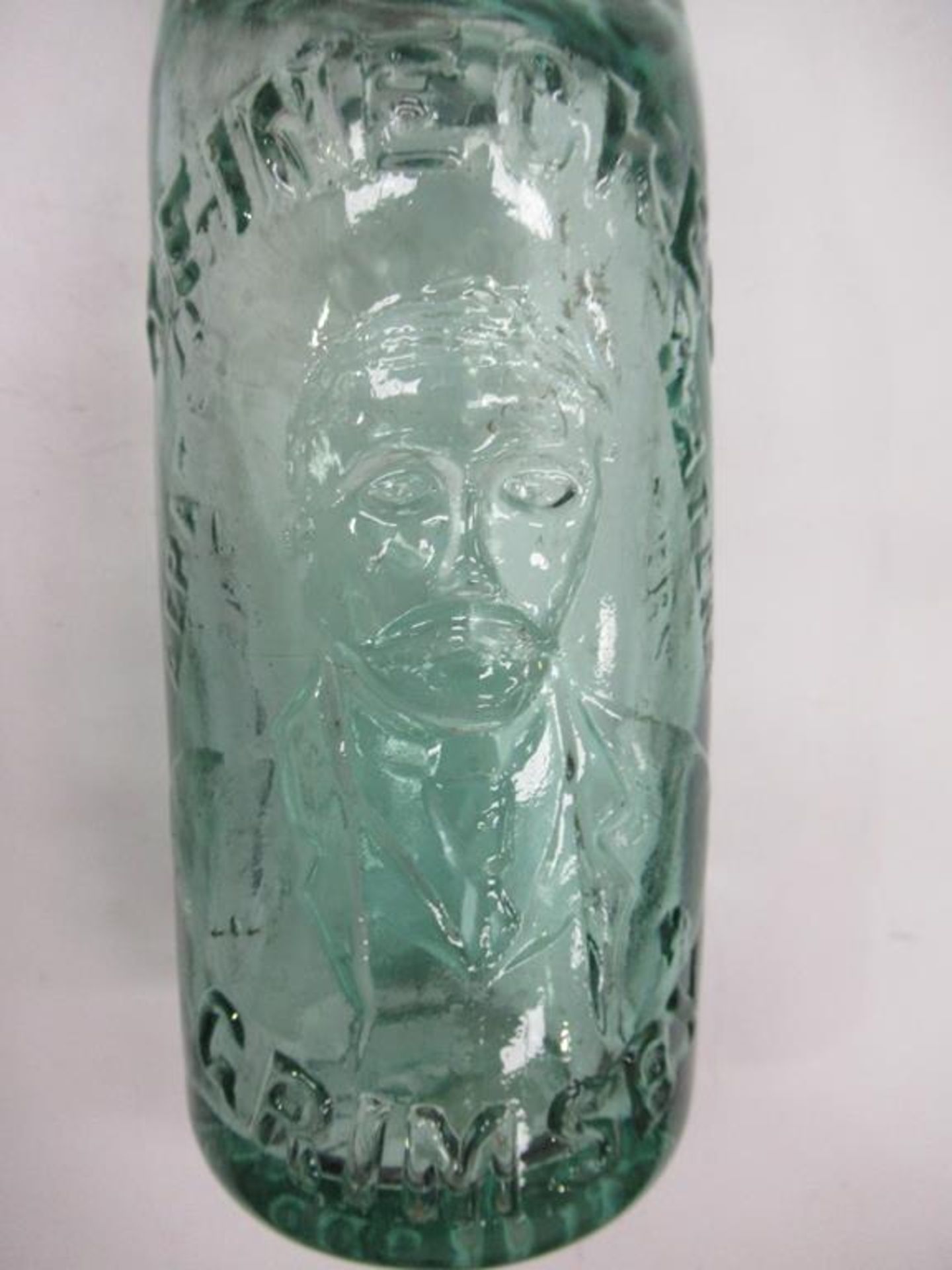 Grimsby Reinecke's Aerated Waters codd bottle with coloured marble 10oz - Image 6 of 9
