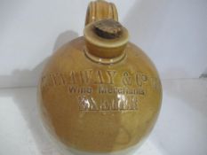 Kennaway & Co. Ltd Wine Merchants Exeter Flagon "Price Bristol"