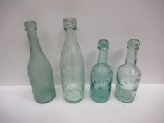 4x Grimsby C.A Guy & Co bottles