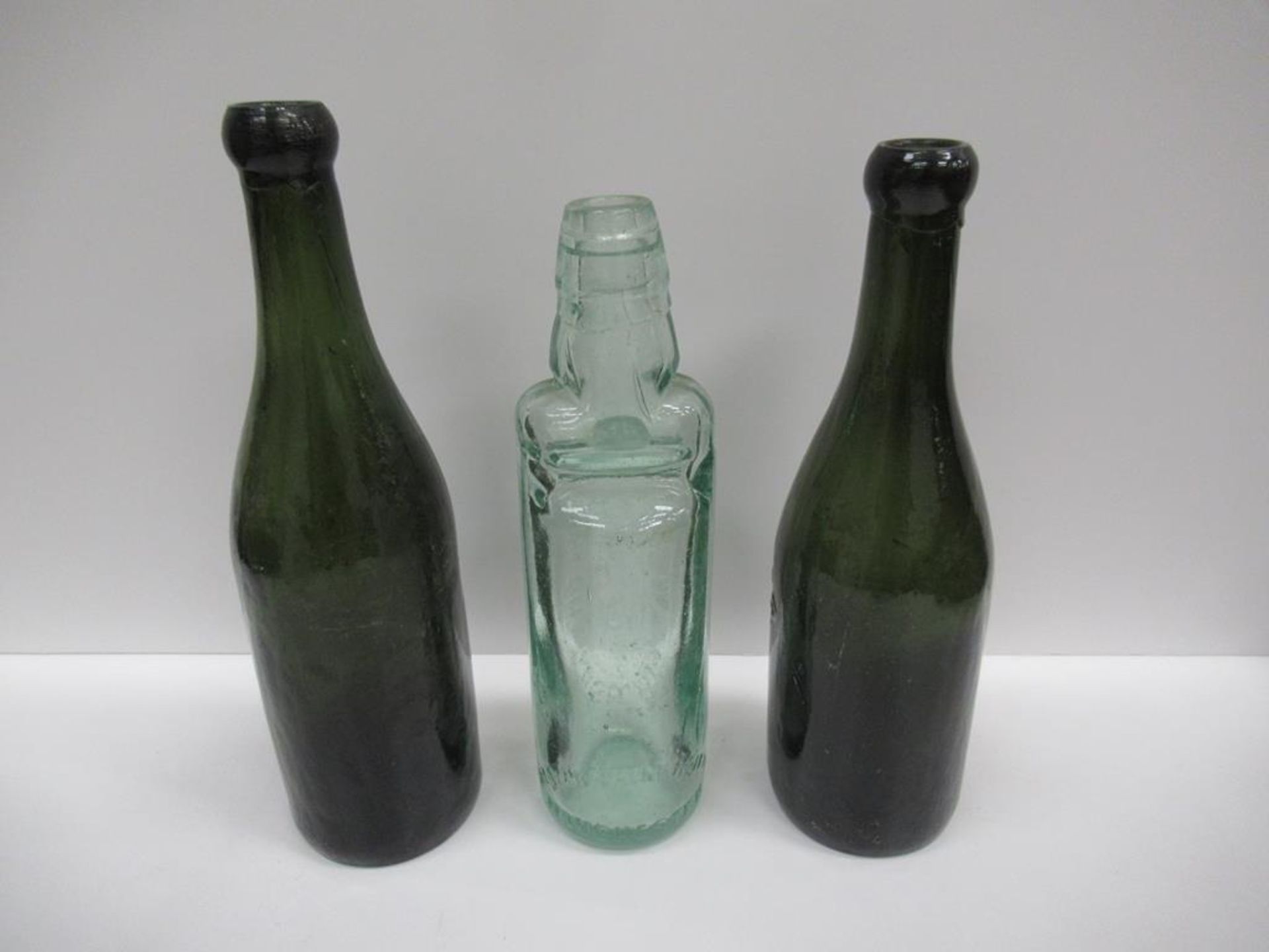 3x Grimsby W.S. Straker bottles- two coloured, one codd - Image 3 of 11