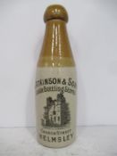 Helmsley W.Atkinson & Sons stamped bottle (20cm)