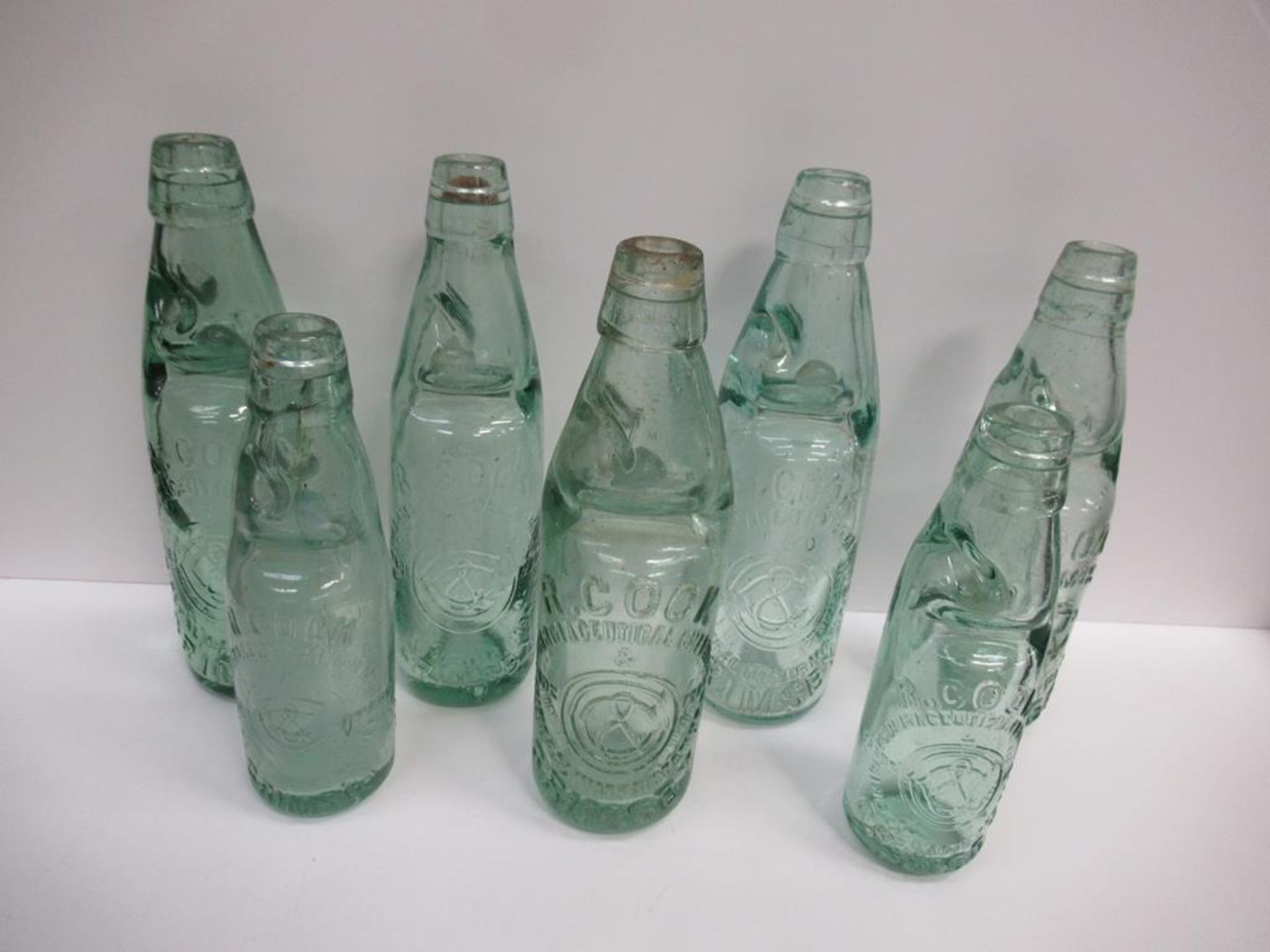 7x Grimsby R. Cook Codd bottles (5x 10oz, 2x 8oz)