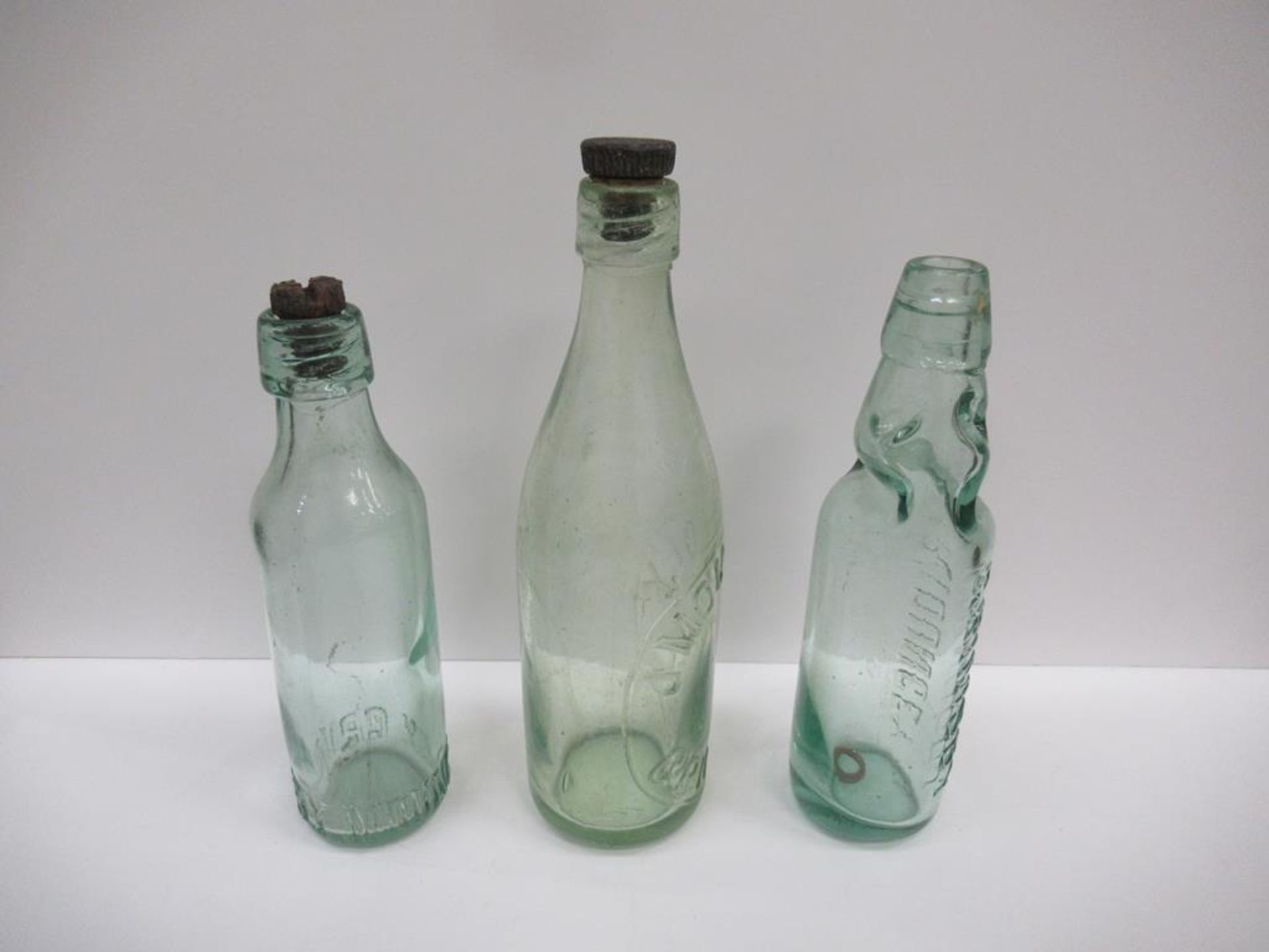 3x Grimsby Mouncey bottles (1x Codd) one featuring named lid - Image 2 of 11