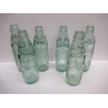 6x Grimsby W.M Hill & Co (4) and W. Hill & Son (2) Codd bottles