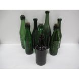 8x Bellamy Bro's (7) and Bellamy Bros Cuthbert coloured bottles (5x Grimsby, 3x Grimsby & Louth)