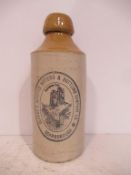 Scarborough Clarke's Aerated Waters & Bottling Co. Ltd stone bottle (17cm)