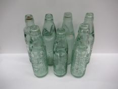 7x Grimsby (3x Grimsby & Louth) Bellamy Bro's Codd bottles
