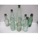 8x Cleethopres W.Conway bottles (1x coloured)