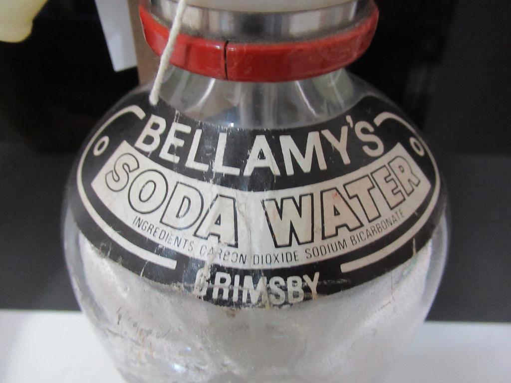 P. Atkin Table Waters Grimsby British Syphon Ltd Co. London with Bellamy's Soda Water sticker - Image 3 of 3