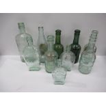 10x Grimsby A. Hodge Bottles- 2x coloured