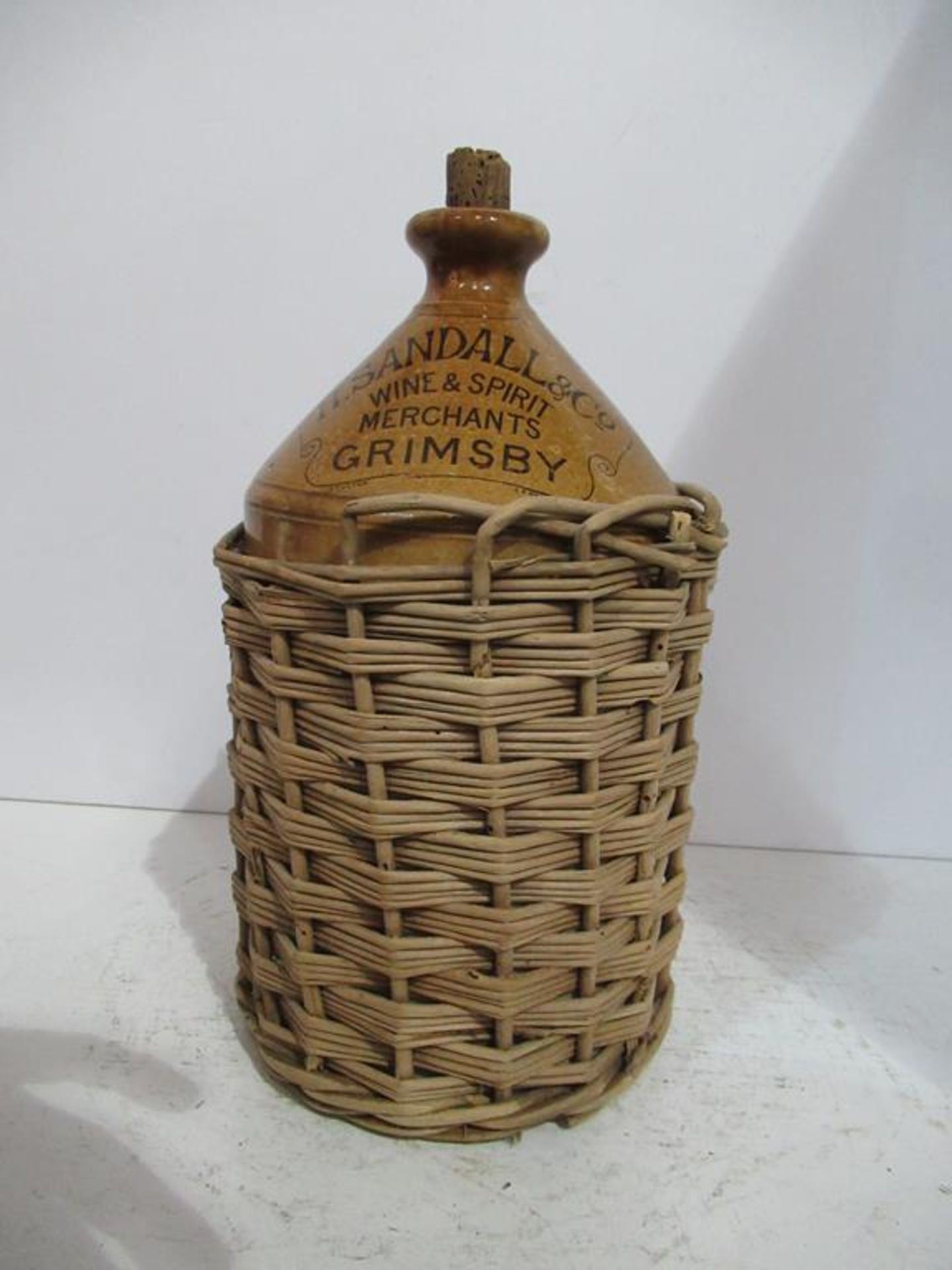 H.Sandall & Co Wine and Spirit Merchants Grimsby "Doulton & Co. Ltd Cambeth" "Flagon - Image 12 of 12