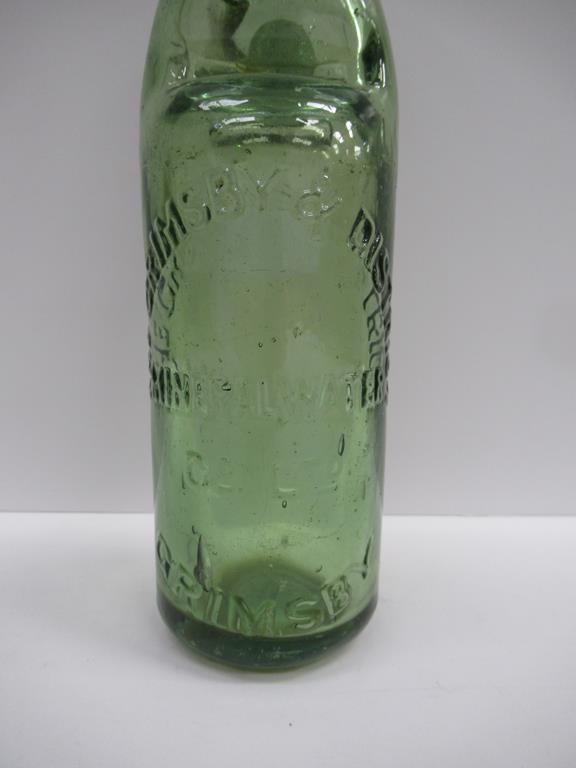 The Grimsby & District Mineral Water Co. Ltd coloured codd bottle (10oz) - Image 5 of 6