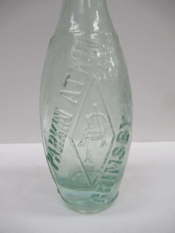 Grimsby Parkin Atkin Ltd small bulbous bottle - Image 5 of 6
