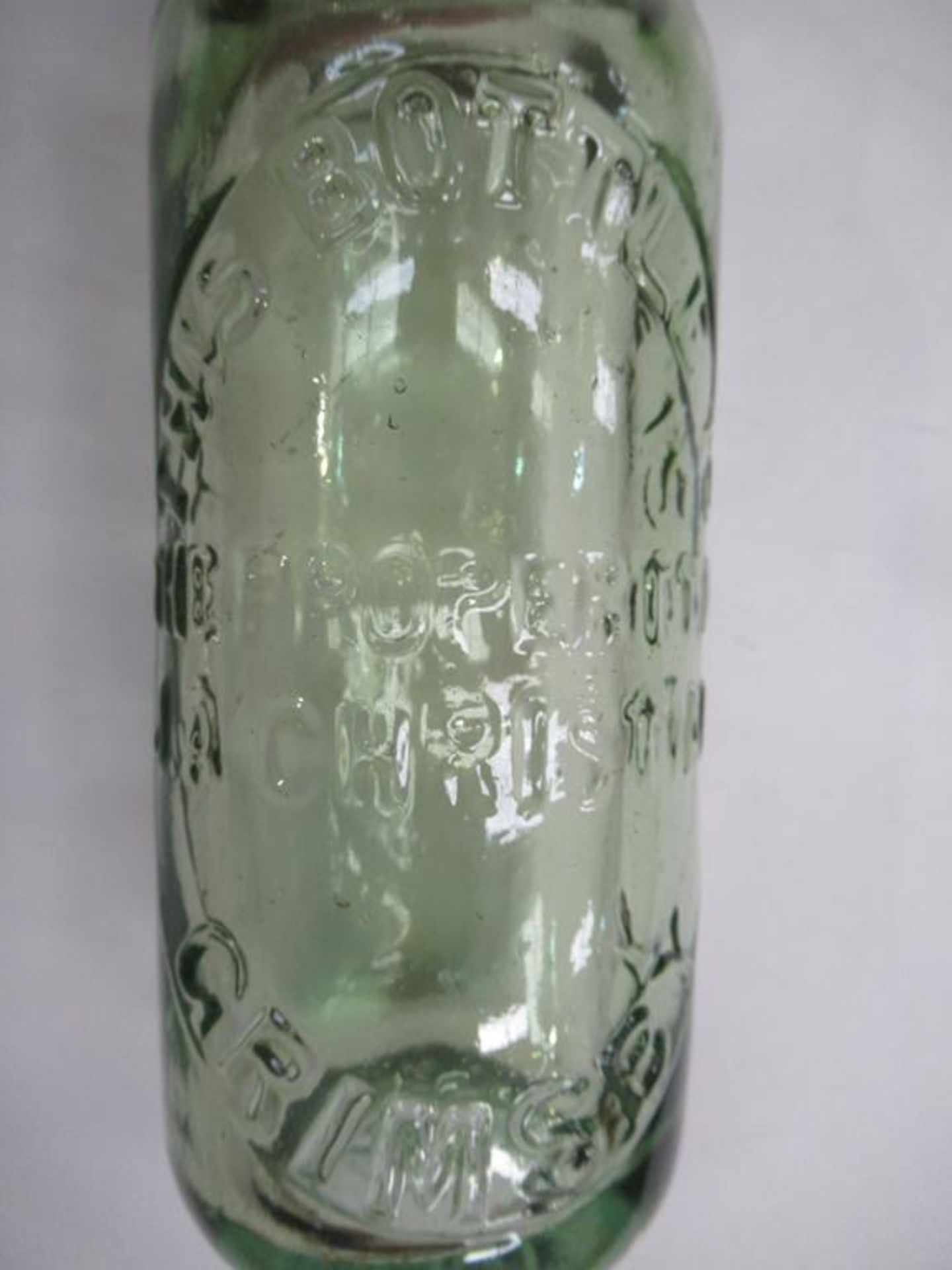 2x Grimsby J.A. Christian coloured Codd bottles - Image 6 of 6