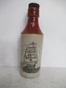 Darlington W&H Roome 'Making Headway' Ginger Beer Stone Bottle (20cm)