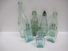 3x Grimsby John R. Sykes (1) Joseph Sykes (1) and J.B. Sykes & Co (1) bottles with 5x W.W. Butt (3)